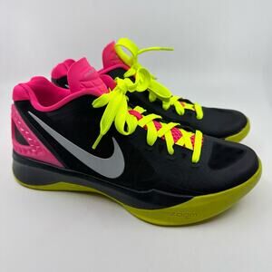 Nike Volley Zoom Hyper Spike Flywire Black/Pink/Neon Yellow US 8.5 Lace-Up